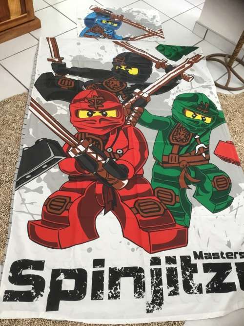 Lego Ninjago Warrior Duvet Cover & Pillowcase Set - (Size: Single)