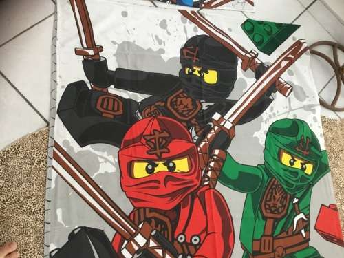Lego Ninjago Warrior Duvet Cover & Pillowcase Set - (Size: Single)