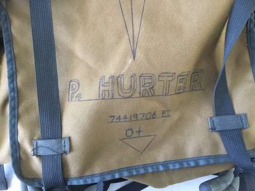 Sadf rucksack Pat 83 with frame