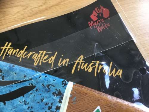 Original AUSTRALIA boomerang hand painted  by Aboriginal artist