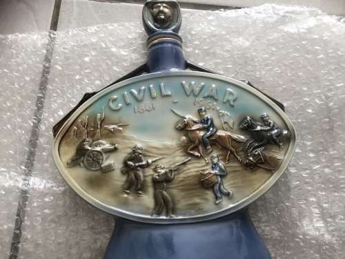 Vintage US CIVIL WAR 1861 1961  Grant & Lee  Centennial container empty