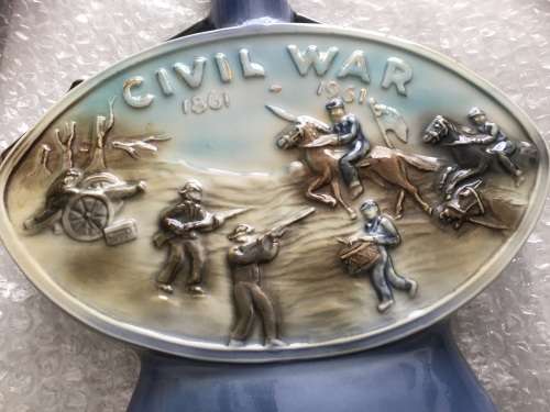 Vintage US CIVIL WAR 1861 1961  Grant & Lee  Centennial container empty