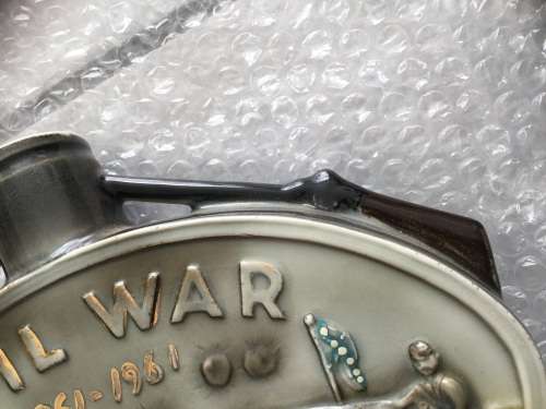 Vintage US CIVIL WAR 1861 1961  Grant & Lee  Centennial container empty