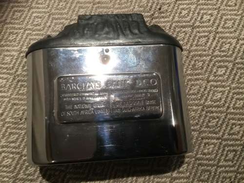South African Barclays Bank D.C.O Cape Town money box collector
