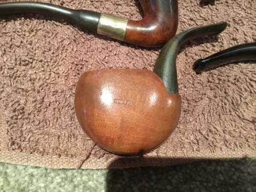 Tobacconist South Africa window display pipe & 12 pipes