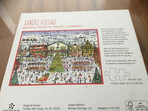 Michael Storrings 1000 piece Santas winter Village