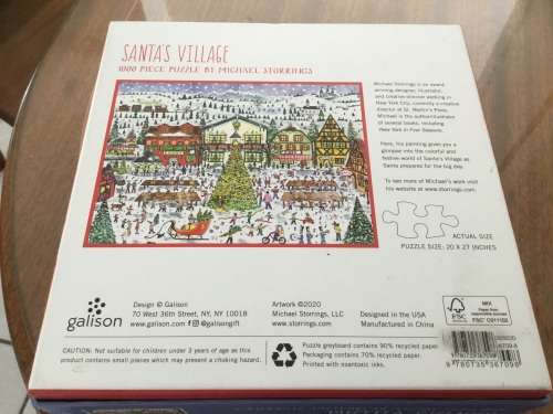 Michael Storrings 1000 piece Santas winter Village