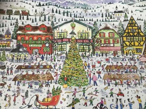 Michael Storrings 1000 piece Santas winter Village
