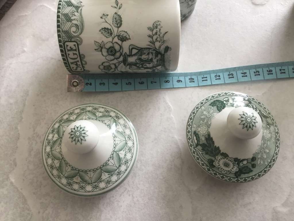 Spode 3 archive collection spices Portland