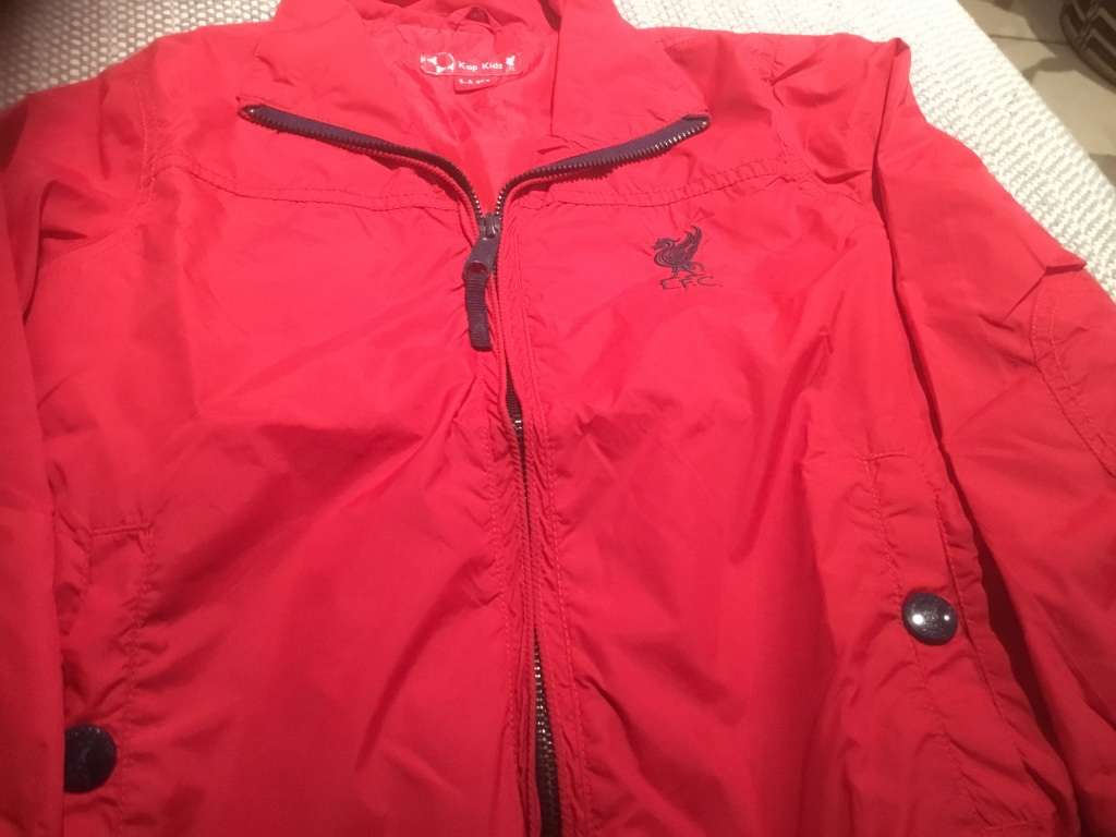 Liverpool soccer /football  jacket size 5/6 year  old