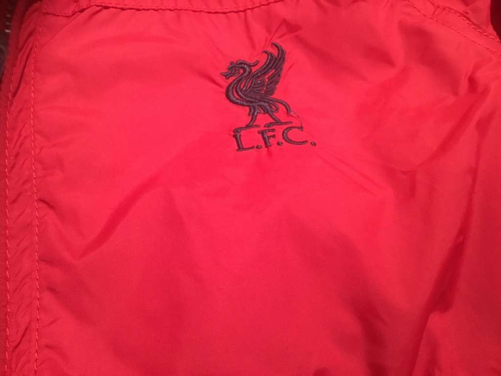 Liverpool soccer /football  jacket size 5/6 year  old