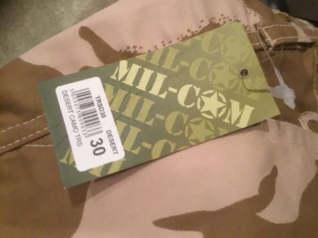 Dessert camo  TROUSERS size 30 waist