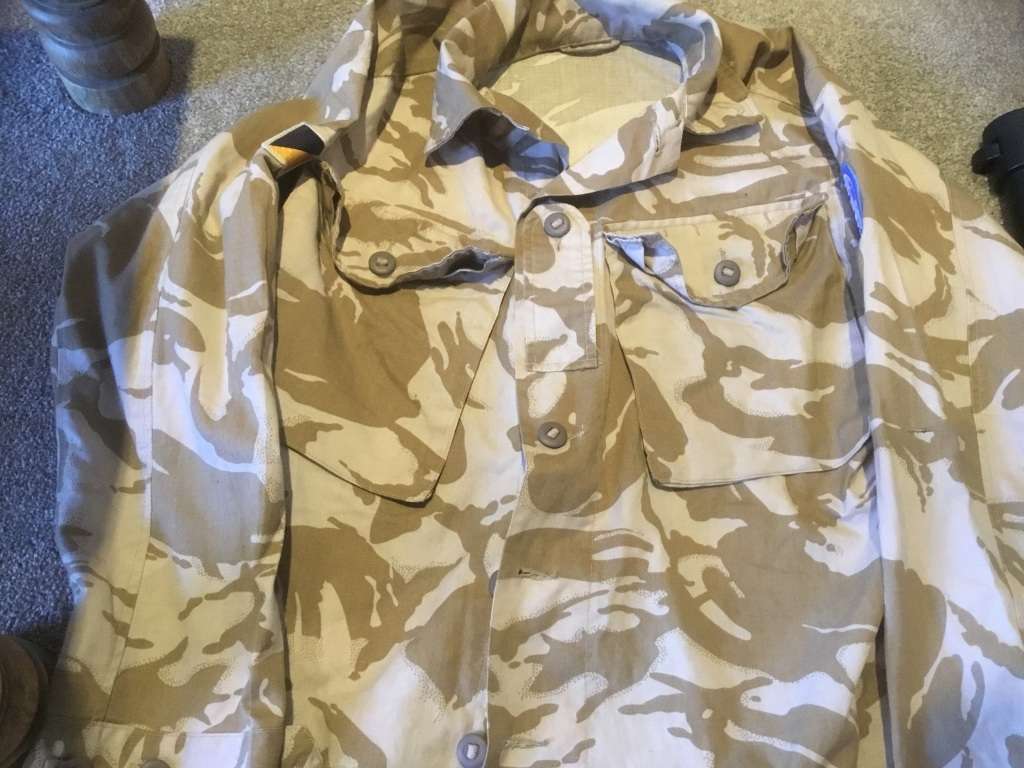 Military Dessert  camouflage combat jacket  size 170/88