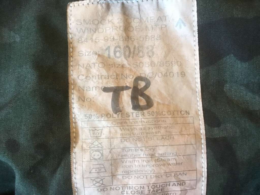 Dark MTP  COMBAT SMOCK Jacket 160/88