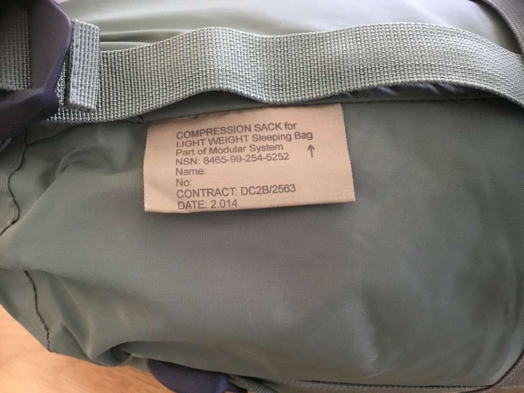 Military special forces light weight sleeping bag