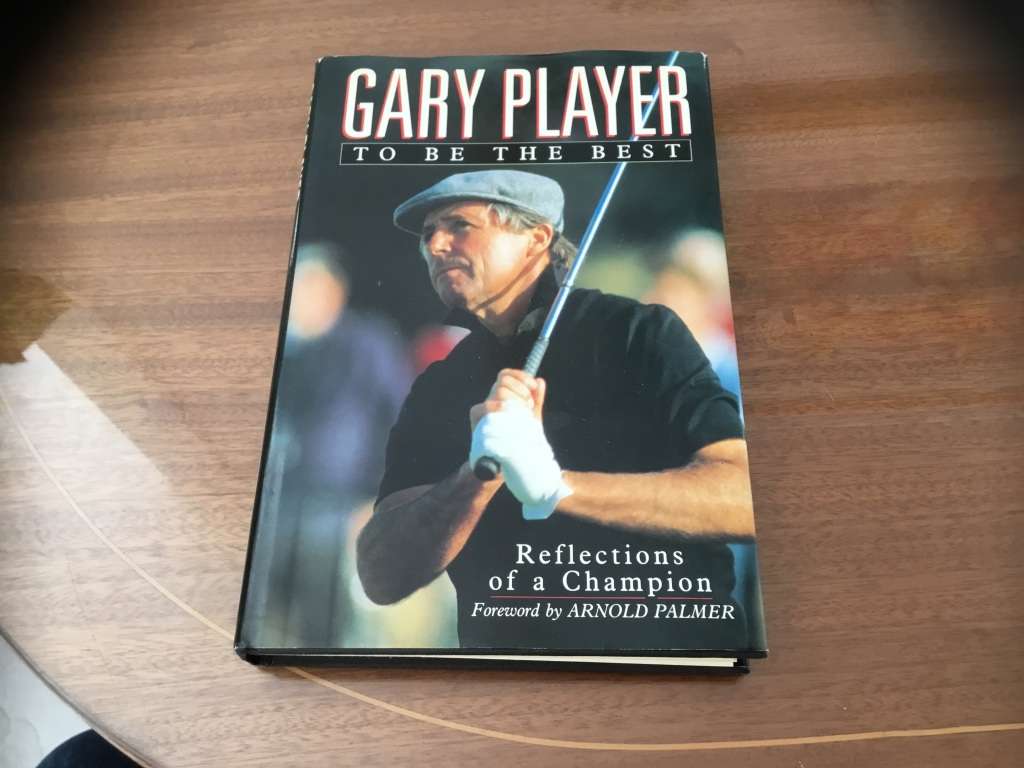 Gary player signed book  first edition hard cover