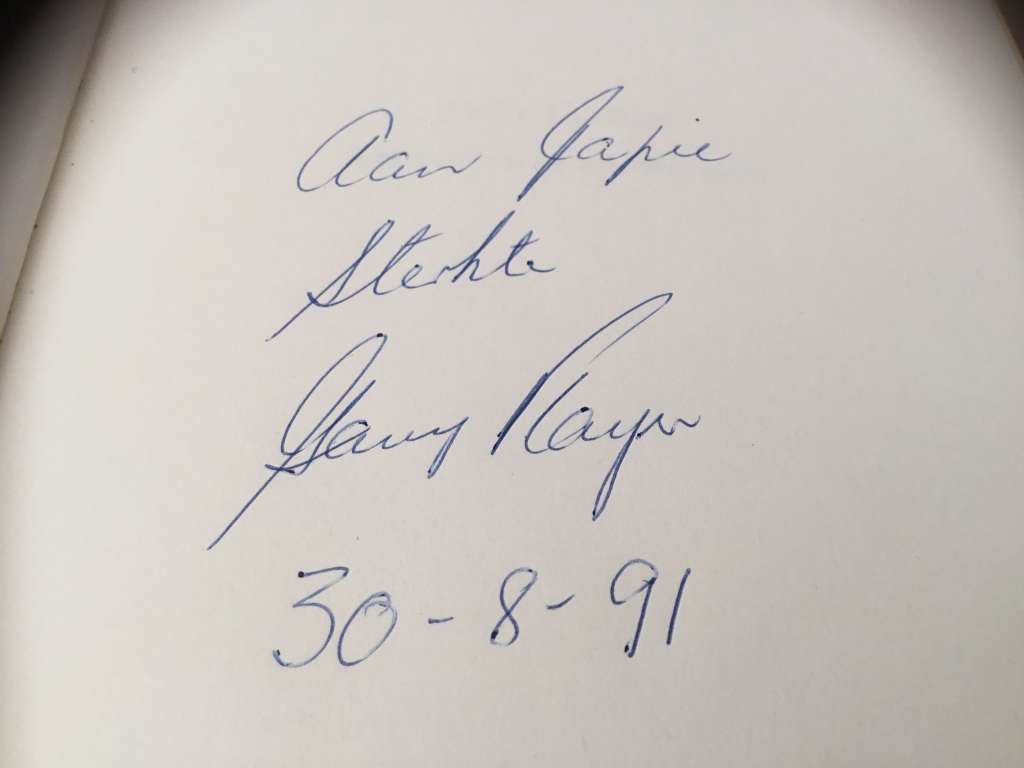 Gary player signed book  first edition hard cover