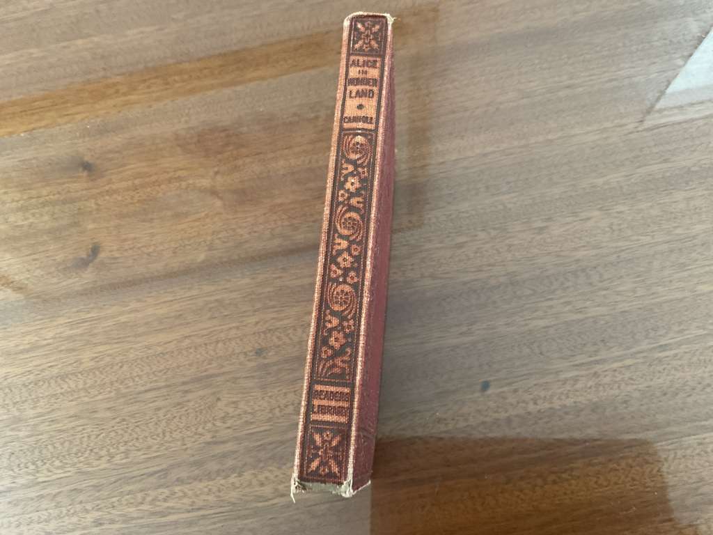 Antique Alice in Wonderland readers library book rare