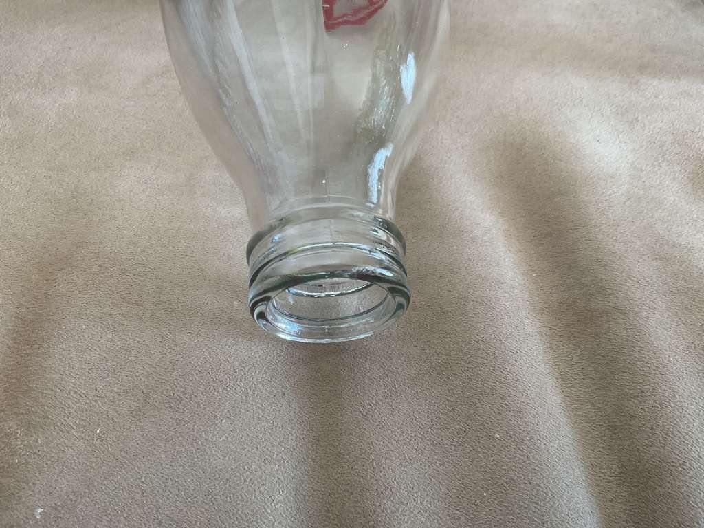 Vintage SA milk bottle van Riebeeck 1 L