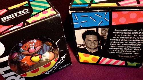 Britto 1st edition ........teddy & piggy .....