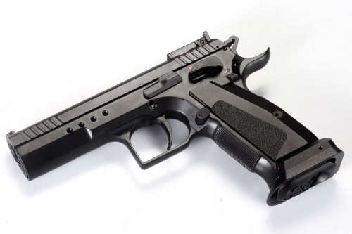 KWC CZ 75 TAC MODEL, 4.5mm STEEL BB Pistol, CO2 Gas Gun/ FULL METAL/ FREE 250 Bbs + 3 GAS