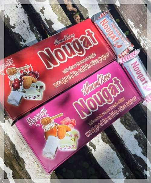 Almond Cherry Nougat Gift Box 150g