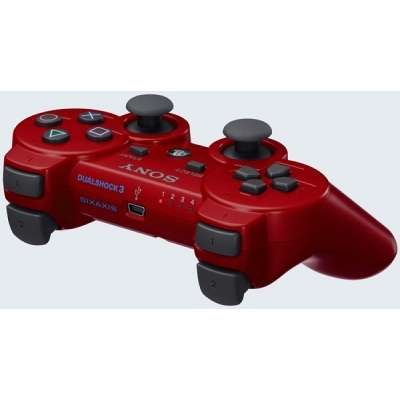 PS3 Red DualShock Sixaxis Controller