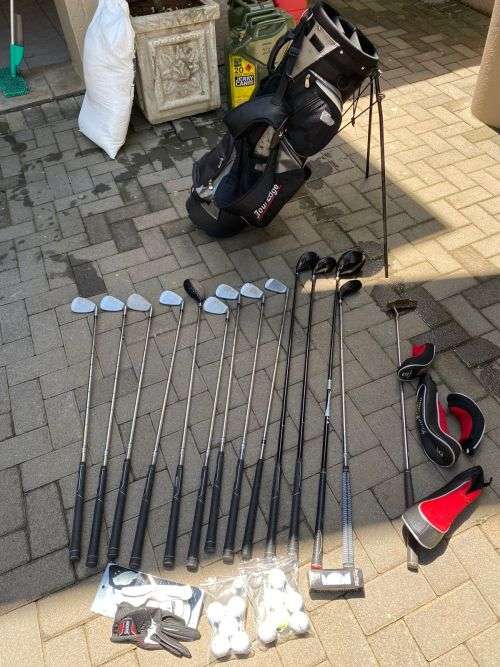 Left Handed Golf Clubs + Driver + Glove + Bag - Great Condition