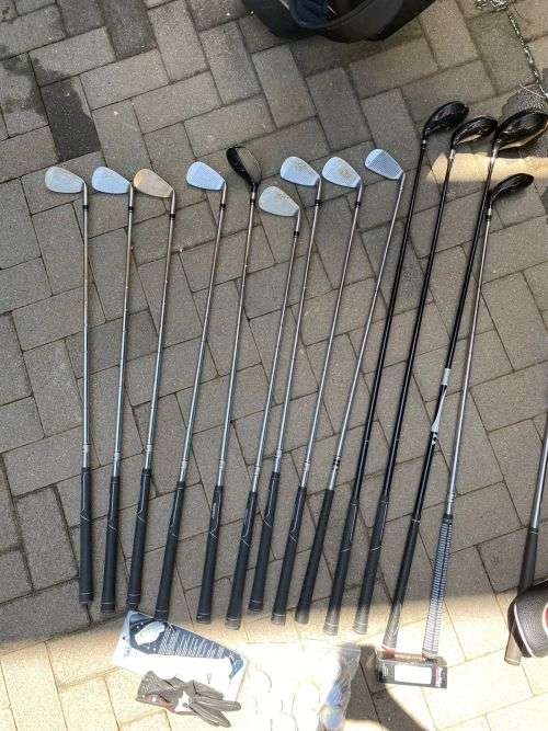 Left Handed Golf Clubs + Driver + Glove + Bag - Great Condition