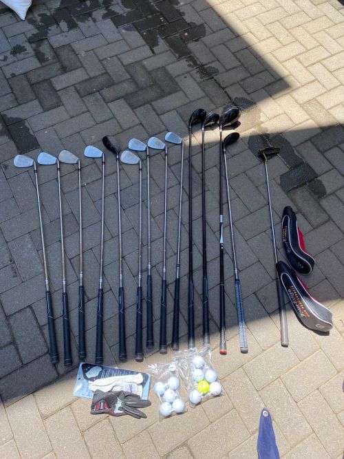 Left Handed Golf Clubs + Driver + Glove + Bag - Great Condition