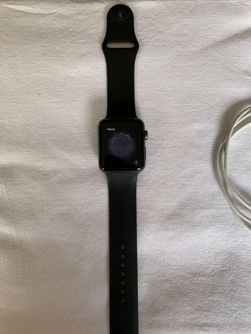 Apple Series 3 Smart Watch - 42mm Space Grey - Aluminum - LTE Included