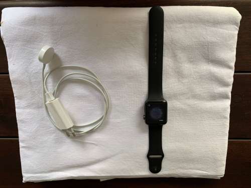 Apple Series 3 Smart Watch - 42mm Space Grey - Aluminum - LTE Included