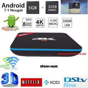 H96 Pro TV Box 3GB Ram 32GB Rom Media Player - DSTV Now and Kodi Pre-Installed