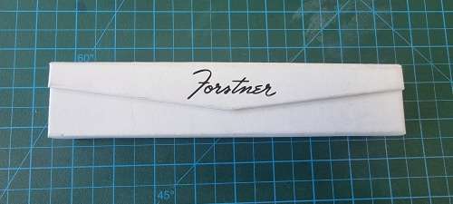 Forstner Komfit Reissue `JB` Mesh Watch Band with Straight Ends