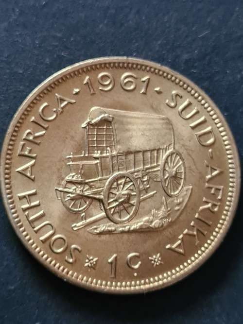 Republic 1 Cent 1961 UNC