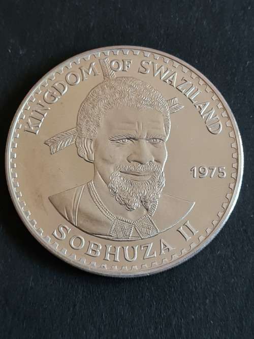 Swaziland 10 Emalangeni 1975 Proof