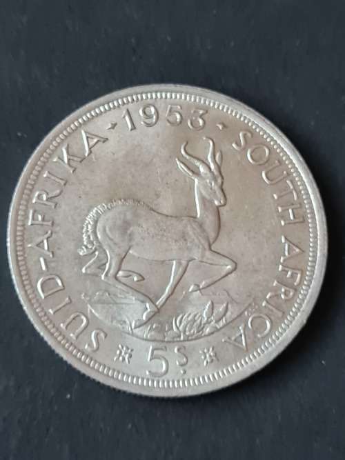 Union 5 Shillings 1953 UNC