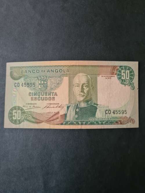 Angola 50 Escudos- nice note- as per photograph