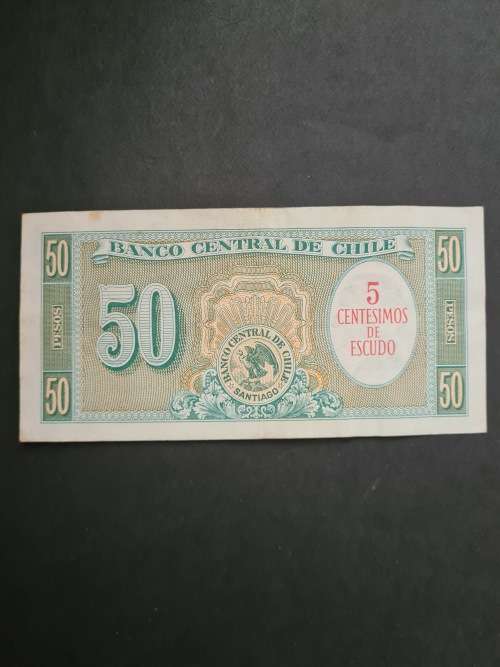 Chile 50 Pesos VF+