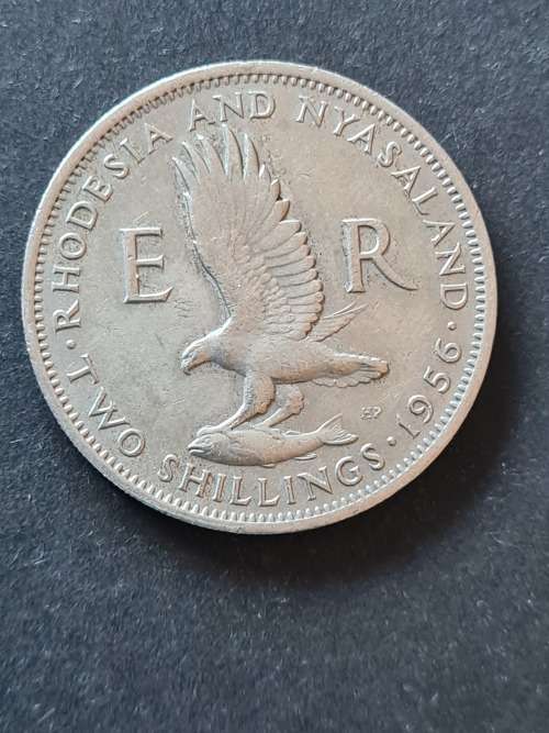 Rhodesia Nysaland 2 Shillings 1956 (nice condition)