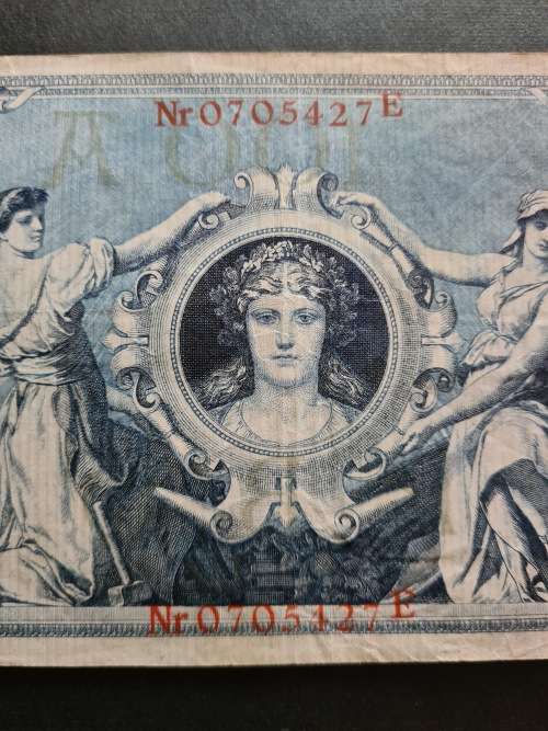 Reichs Bank Note 100 Mark 7 February 1908 - as per photograph