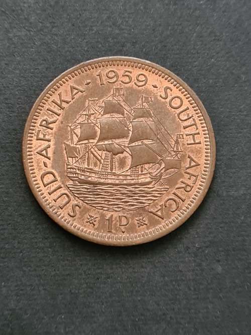 Union Penny 1959 EF+/UNC