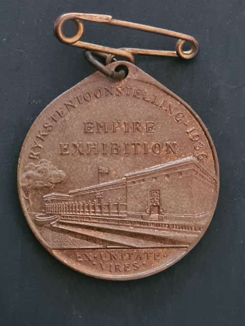 Empire Exhibition Medallion Johannesburg 1936
