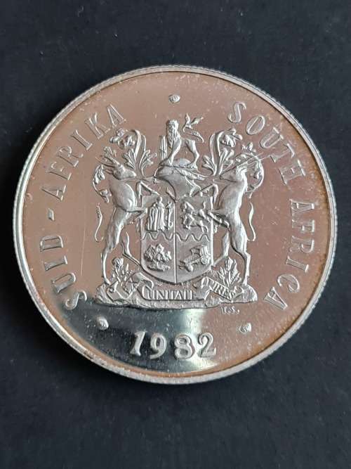 SA Silver One Rand 1982 Proof