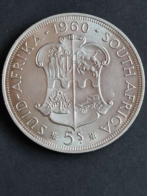 Union 5 Shillings 1960 UNC