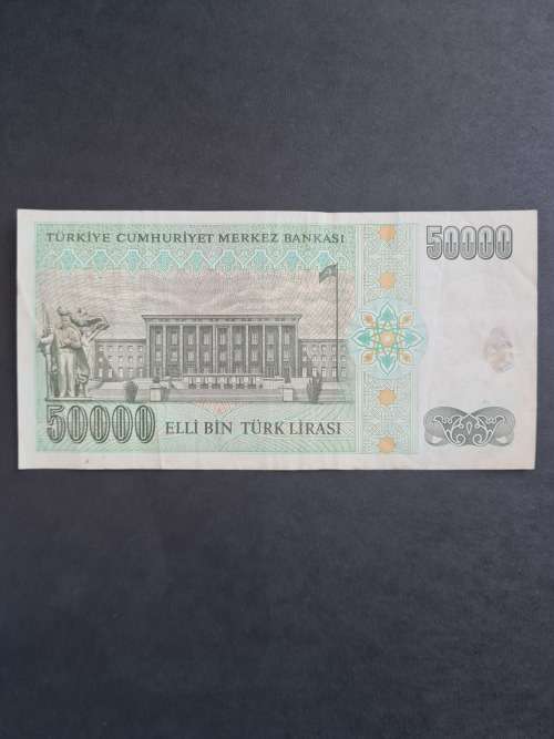 Turkey 50 000 Turk Lirasi VF+