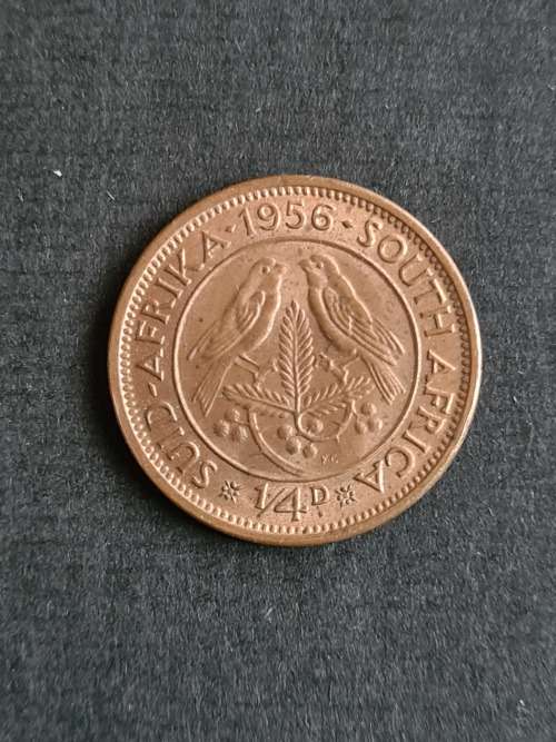 Union Farthing 1956 EF+/UNC