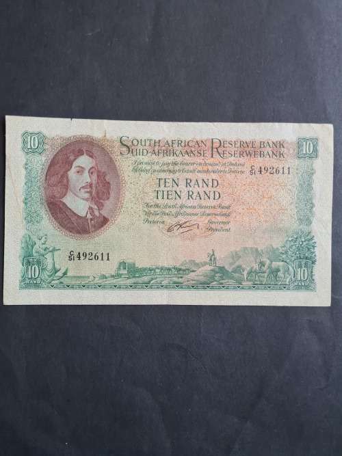 G Rissik R10 Note E/A (slight tear left side of note)