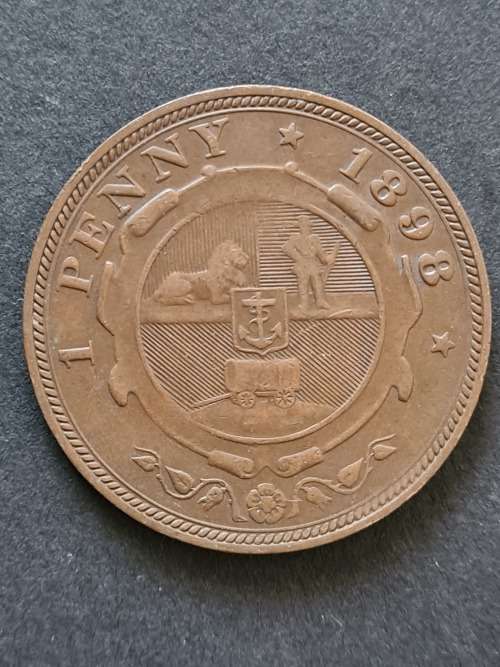 ZAR Penny 1898 - as per photograph