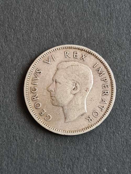 Union 1 Shilling 1943 Silver - as per photograph
